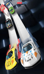 Kids Toy Racing Track Toy Vehicle with Alloy Car Slot Car Race Track Set Educational Game Boys Toys for 6 7 8-12 Years Boy Gifts