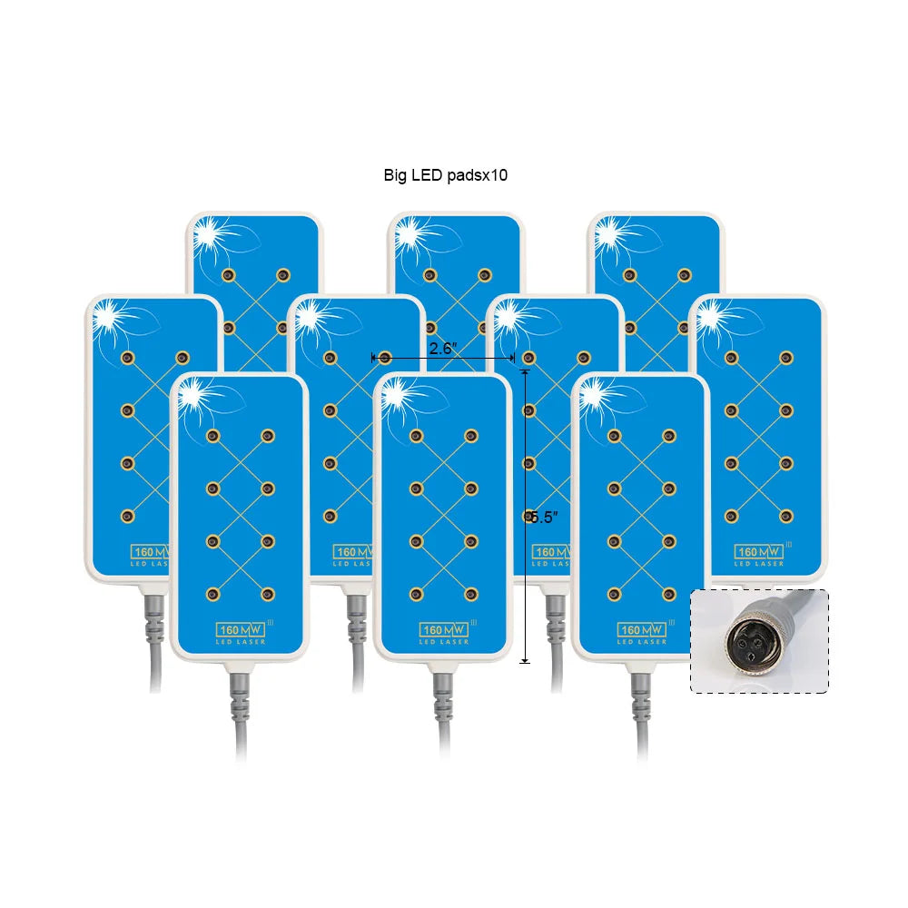 Aristorm 14080mw 635nm-650nm 14 Pads S Shape Machine Body Shape Facial Lifting home appliance body shaping massage equipment