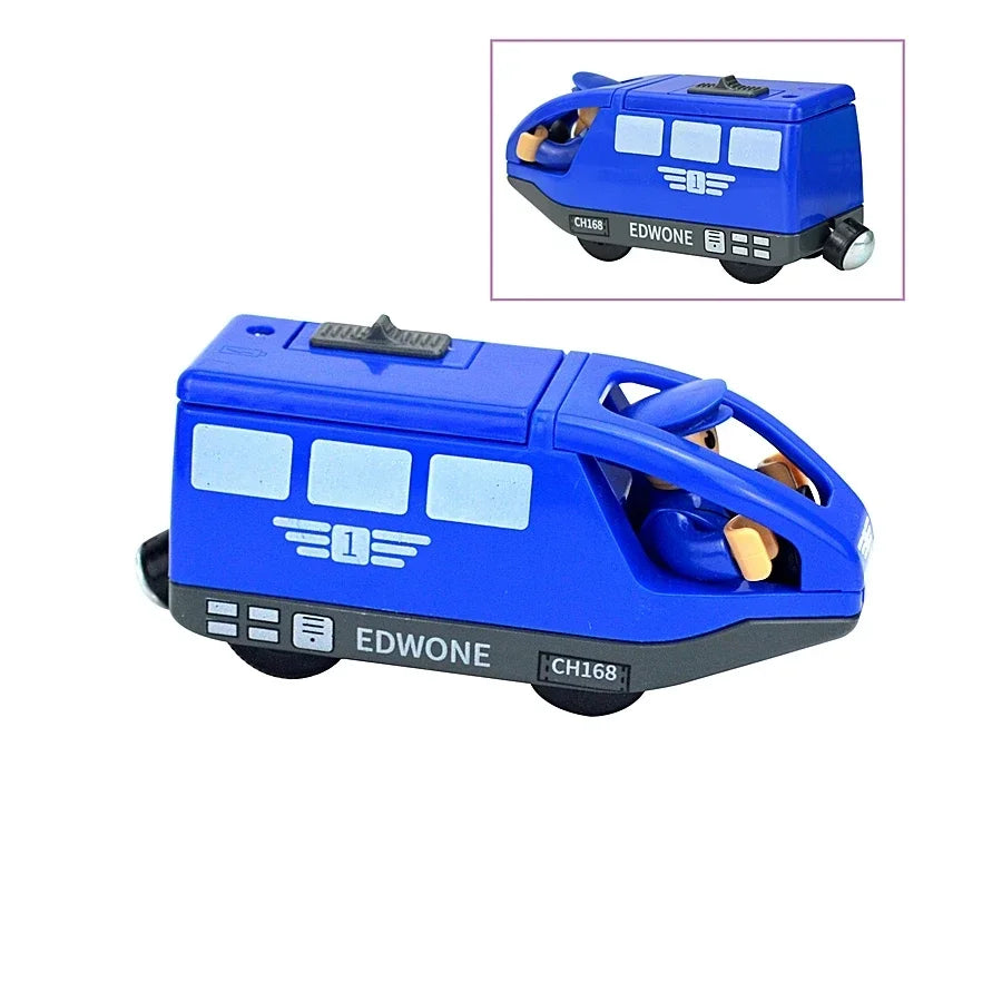 Train Track Wooden Train Toys Magnetic Set Electric Car Locomotive Diecast Slot Fit All Wood Brand Biro Railway Tracks For Kids