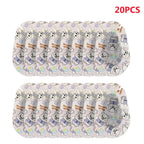 20Pcs Cartoon Pattern Kids Eye Patches Soft Skin-friendly Strabismus Treatment Patch Disposable Adhesive Vision Care Patch