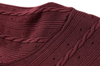 Summer Solid Round Neck Short Sleeved Office Lady Knitted Dress Women Korean Single Breasted Hollow Out Long Dress Fashion Trend
