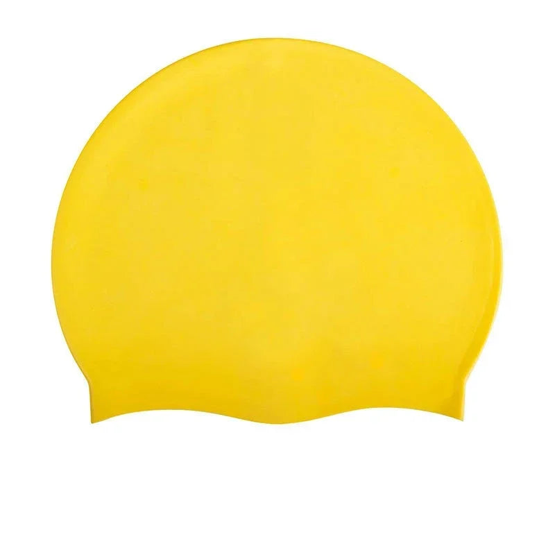 Swimming Cap Silicone Waterproof Swim Hat for Men Women Adult Kids Pool Caps Diving Swimming Equipment Elastic Caps 2025