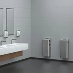 AIKE 7-10s Bathroom Vertical Hand Dryer Automatic High Speed Hand Dryer with UV Germicidal Lamp HEPA Filter and Brushless Motor