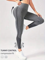 Women Seamless Yoga Leggings High Waist Push Up Tights For Gym Workout Running Fitness Daily Wear