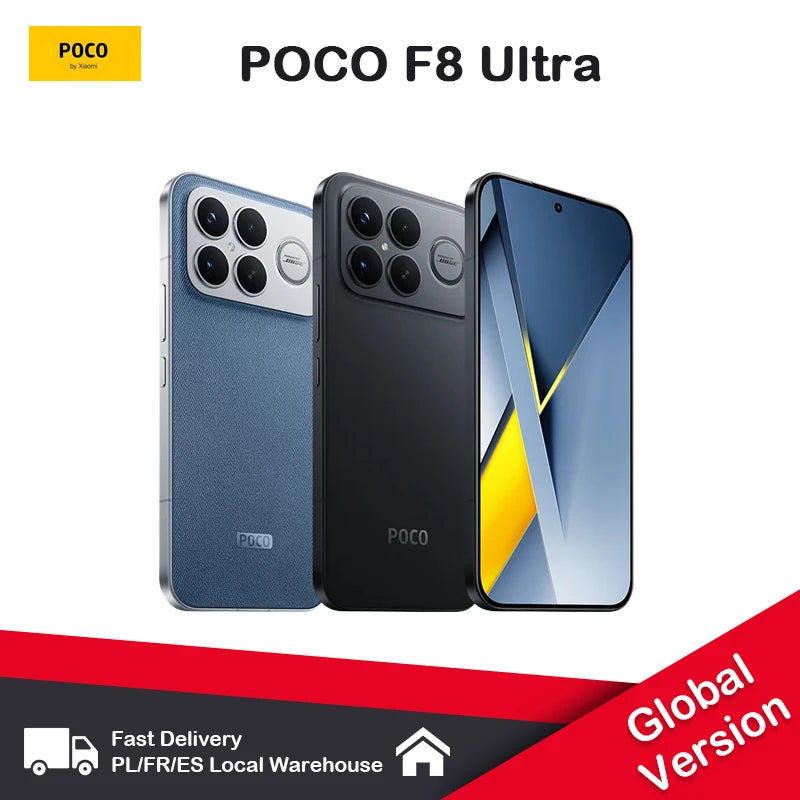 POCO F8 Ultra Smartphone 6.85-inch AMOLED 120Hz Snapdragon8 Elite Gen5 Hypercharge 100W and Wireless 50W Ürün ana görseli