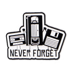 Retro 80s 90s Enamel Pins Vintage Cassette Tape Brooches Old School Lapel Pins for Backpacks Jewelry Gift For Friends