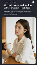 Monster MQT52 Bluetooth 5.4 Wireless Earphones 24H Long Battery Life Stereo Headphones Low Latency Gaming Dual Mode Headset Gift