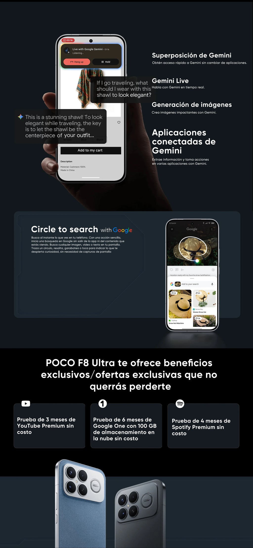 Global Version POCO F8 Ultra 5G Smartphone Snapdragon® 8 Elite Gen 5 6.9" Eye-care AMOLED Display 100W HyperCharge 6500mAh NFC I
