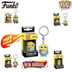 Funko Pop New Despicable Minions Me OTTO STUART KEVIN CARL Pajama Bob Agnes Pocket  Keychain Kids Toys