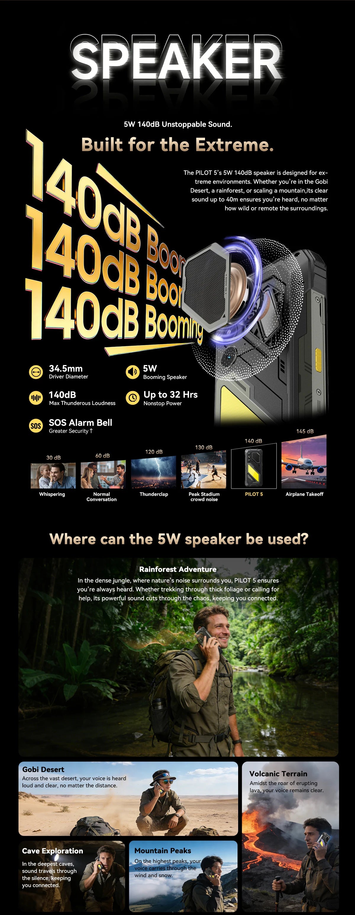 Blackview OSCAL PILOT 5 5G mobile phones AI Rugged Smartphone UNISOC T8100 6.67" 2.4K Display 120Hz, 8GB 256GB, 15000Amh Phones