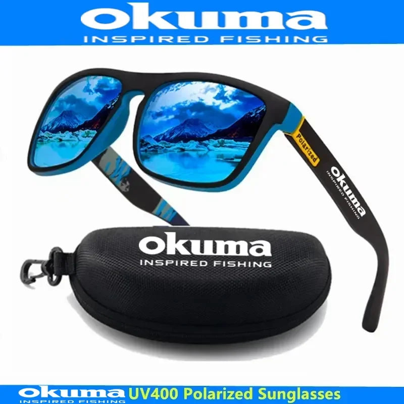 Okuma polarized sunglasses UV400 for men and women outdoor hunting, fishing, driving bicycles, sunglasses optional box Ürün ana görseli
