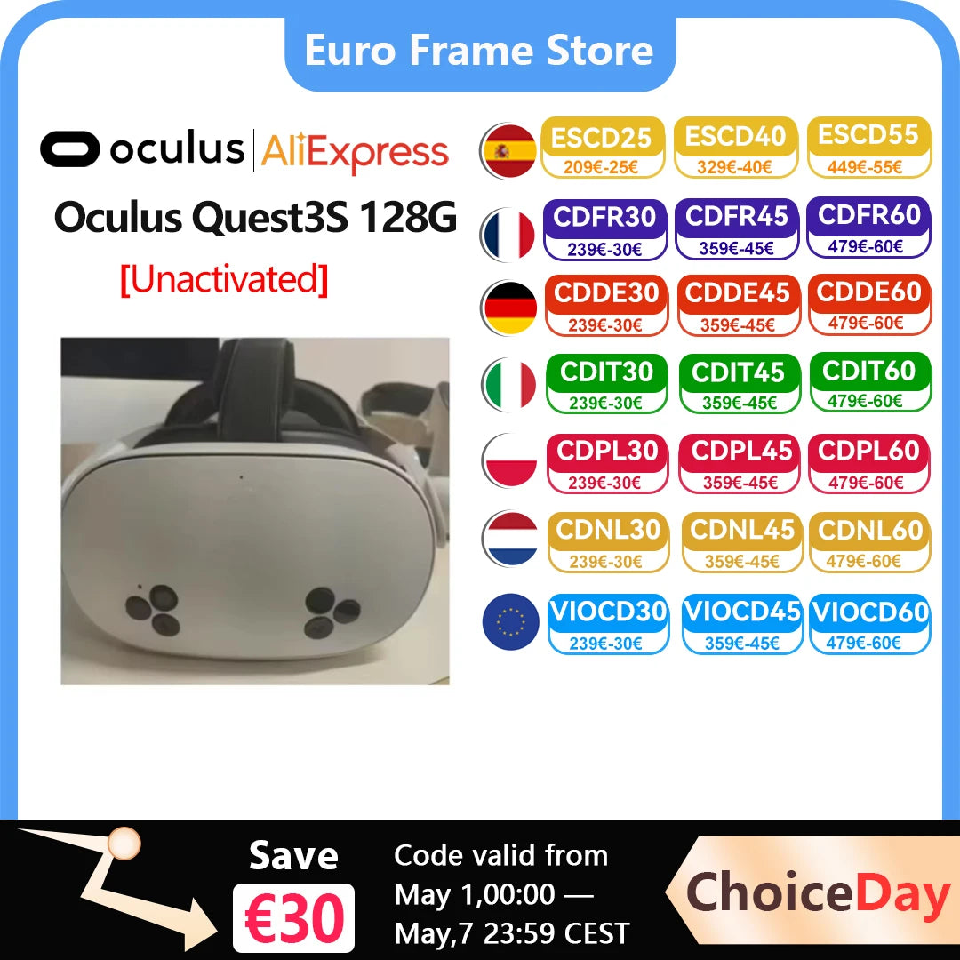 Oculus Quest3S 128G All-in-one Machine VR Glasses Meta Quest3 VR Motion Sensing Intelligent Helmet Game Machine Quest3s 128G Main image