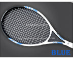 Professional Unisex Carbon Fiber Tennis Racket With Bag Training Paddle Rackets For Adult Men Women Ultra Light Racquet