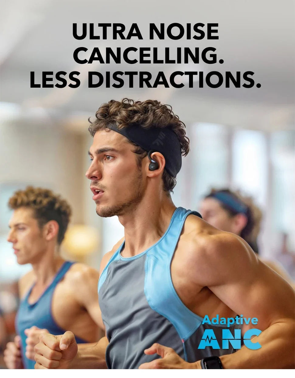 (EU stock)soundcore Anker Sport X20 Wireless Workout headphones Rotatable Extendable Ear Hooks Noise Cancelling