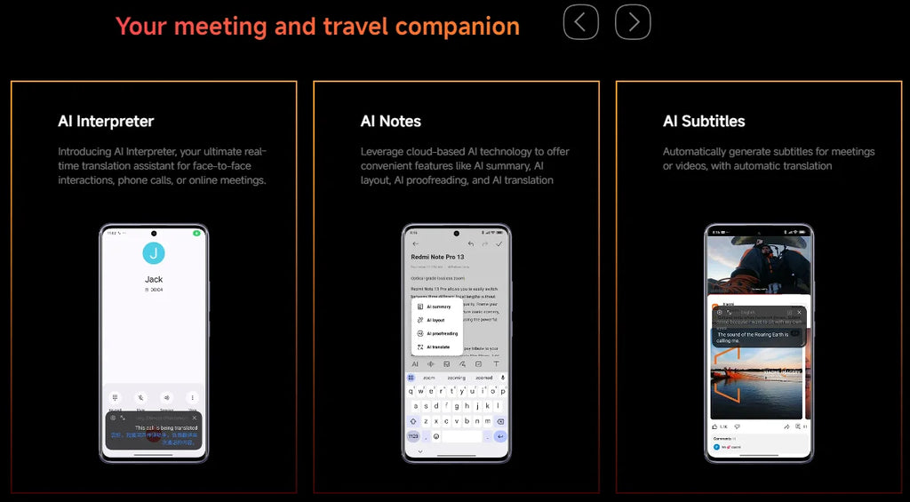 Xiaomi Redmi Note 14 Pro+ 5G Snapdragon® 7s Gen 3 IP68 Water & Dust 6.67” AMOLED display 1.5K 120Hz 5110mAh 120W 200MP Camera