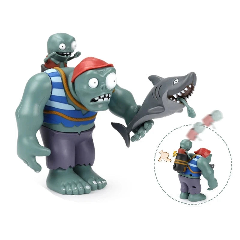 PLANTS VS ZOMBIES Crazy Dave Game Action Figure Roadblock Iron Bucket Grim Reaper Zombie Model Doll Kids Toys Children's Gifts