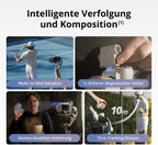 DJI RS 4 Mini Smart Sensitive Tracking Works With Cameras Smartphones Quick Vertical Change Ready In 1S Handheld Gimbal Camera
