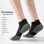3 Pairs Professional Running Sports Fitness Ankle Socks Men's Towel Socks Outdoor Sports Short Socks Men And Women Socks GIFRS