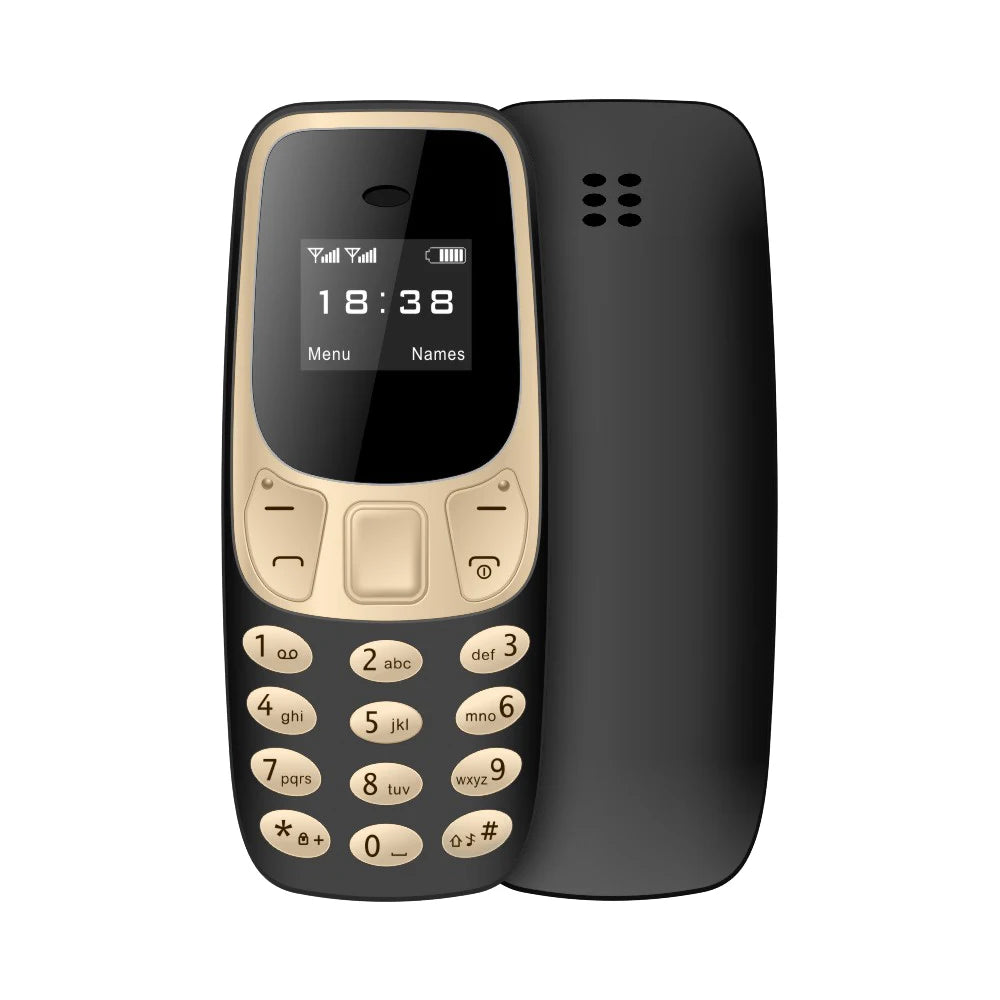 SERVO BM10 Mini Mobile Phone 2 SIM Card Bluetooth Earphone Voice Changer Dialer Low Radiation Sound Recording Small Cellphone