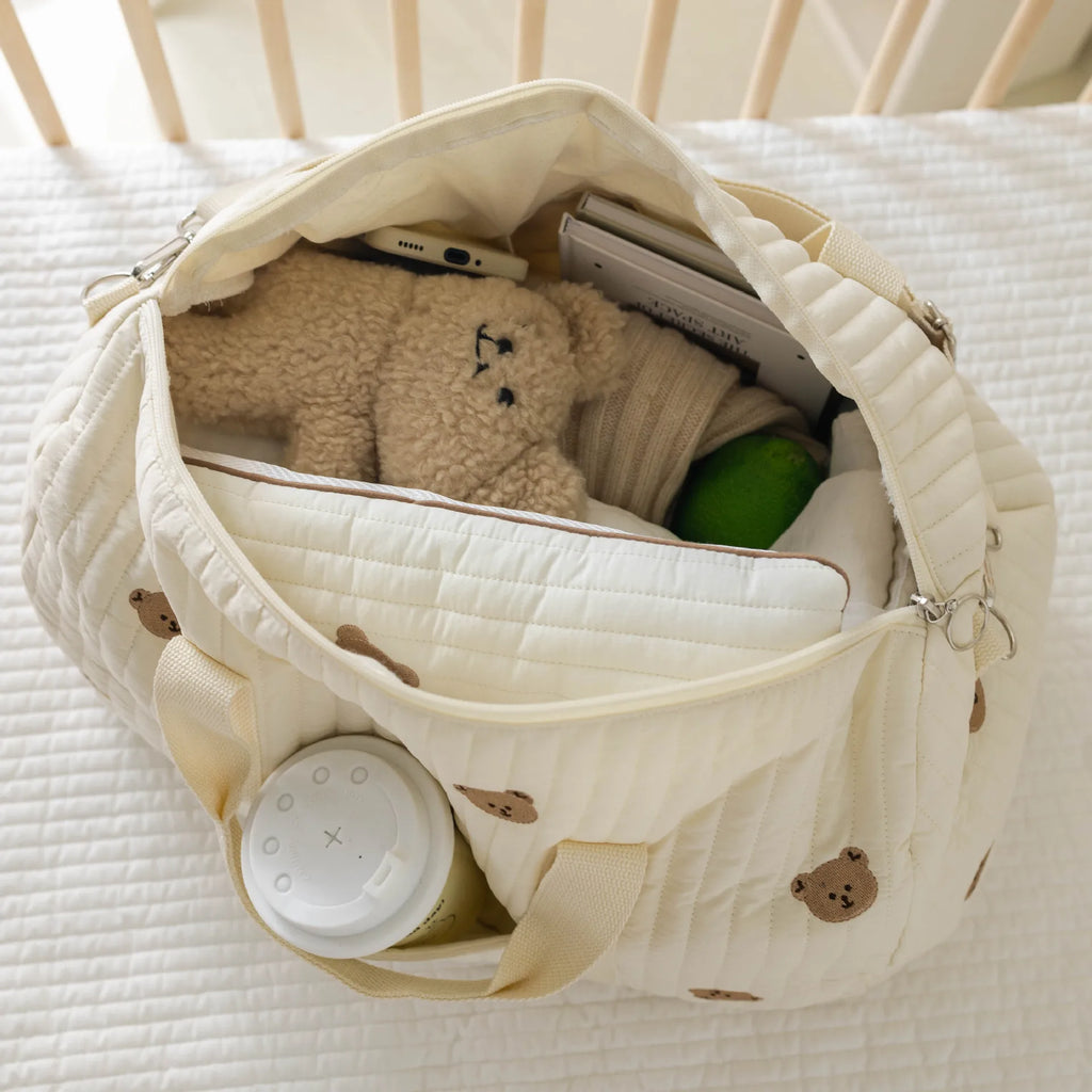 Mommy Bag Bear Maternity Pack Baby Diaper Bag Stroller Nappy Organizer Portable Luggage Tote Bags Travel Changing Messenger Bag
