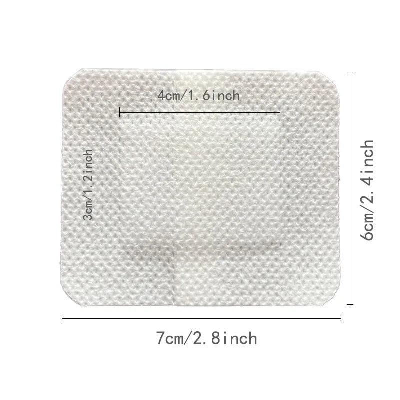 12/25/50Pcs Large Size Hypoallergenic Non-woven Wound Dressing Band Aid Bandage 6*7 10*10 10*15 10*25cm Secondary image