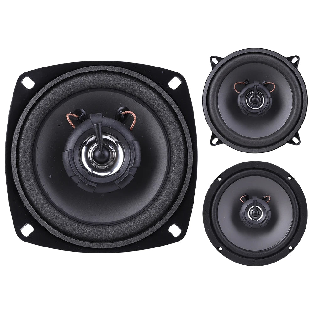 4/5/6 Inch Automobile Audio HiFi Music 12V 2 Way Car HiFi Coaxial Speaker 4 Ohms Full Range Frequency Auto Audio 300W/400W/500W