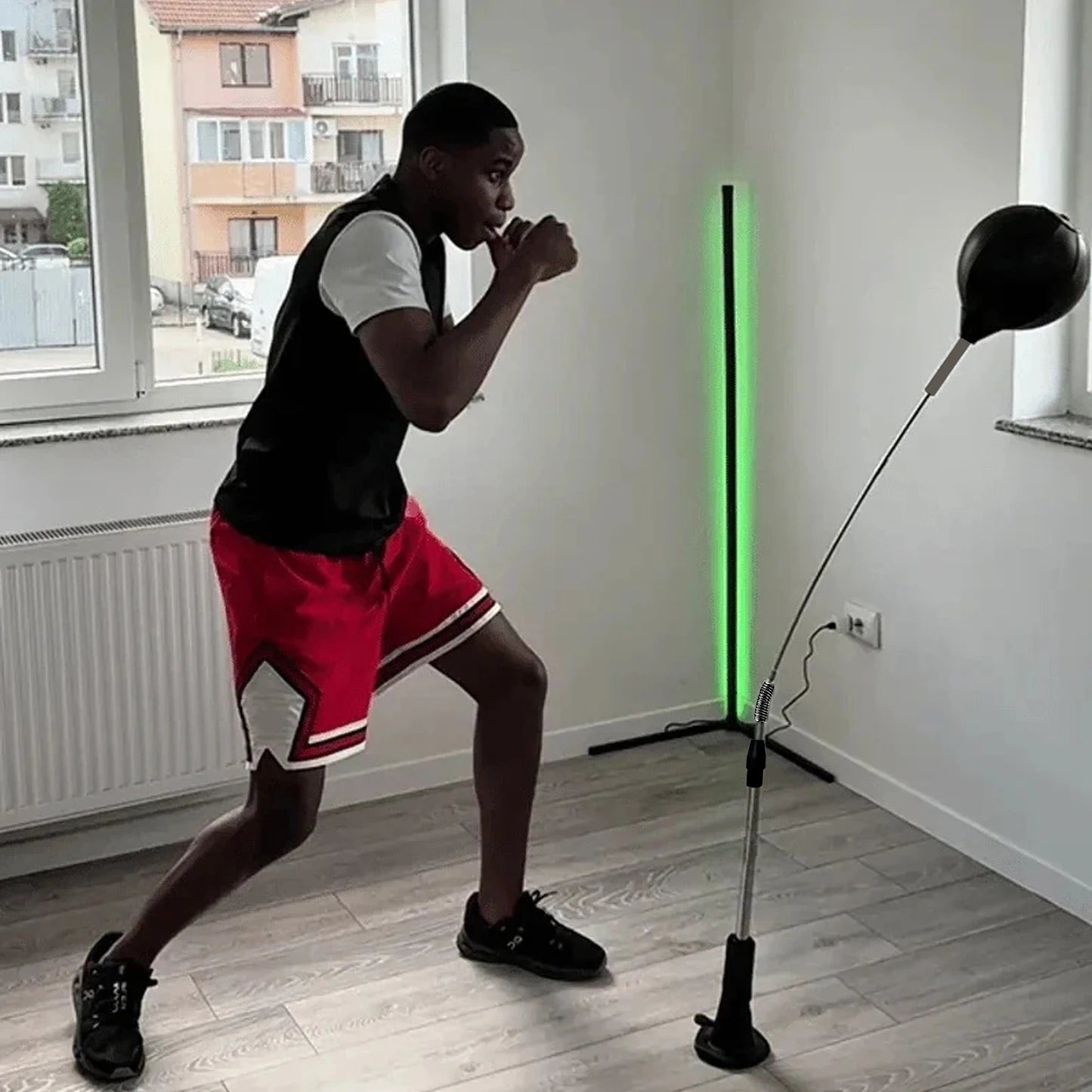 New Premium Punching Bag, Cobra Bag for Boxing Agility Training Home Fitness Equipment Thickened Rod Reflex Bag Family Best Gift Ürün ana görseli