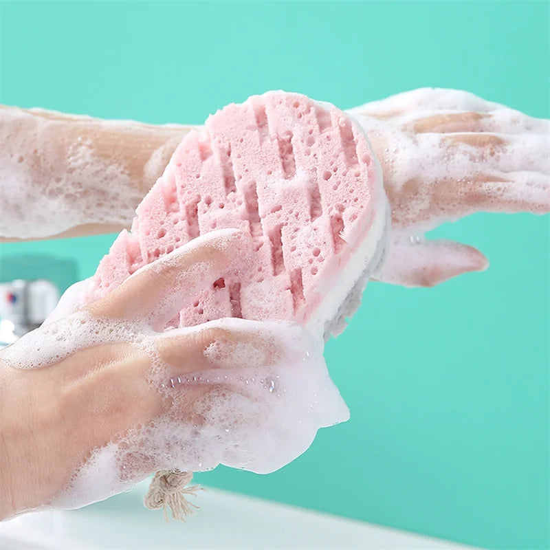 1PC Sponge Bath Ball Shower Rub For Whole Body Exfoliation Massage Brush Scrubber Body Brush Sponge Brush Bathroom Accessories Main image
