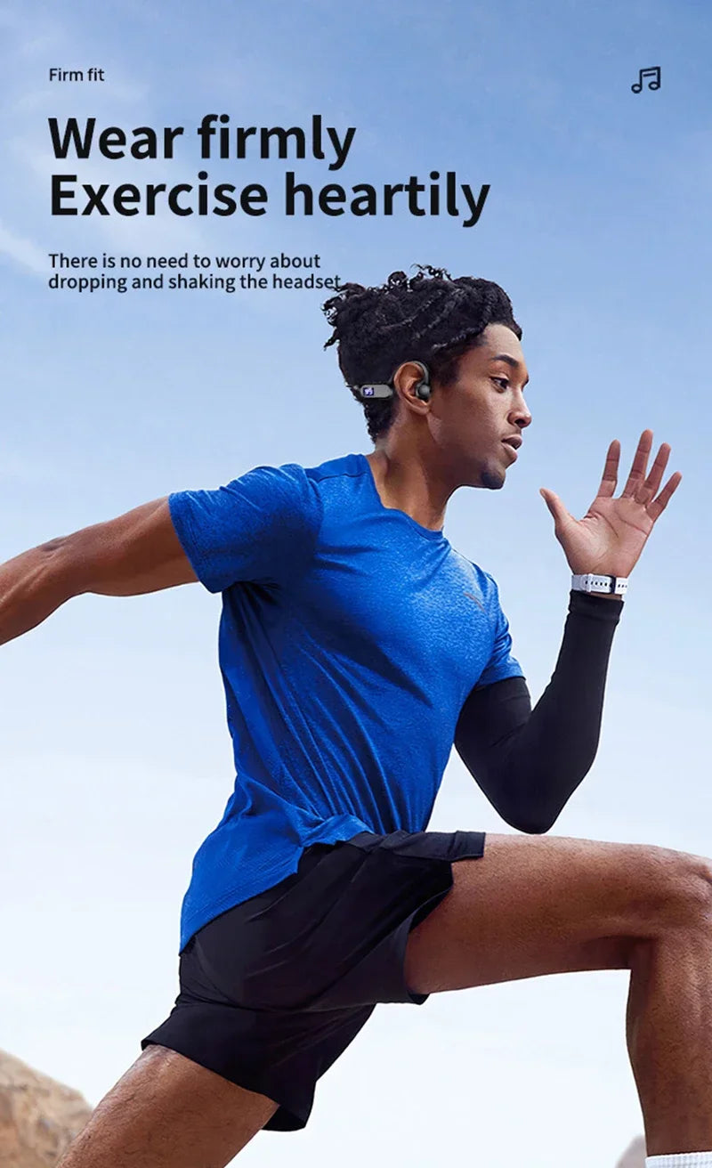 OnePlus Wireless Bone Conduction Headphones Bluetooth  Earphone Sport Swimming Bluetooth Compatible Headphone Hand-free With Mic