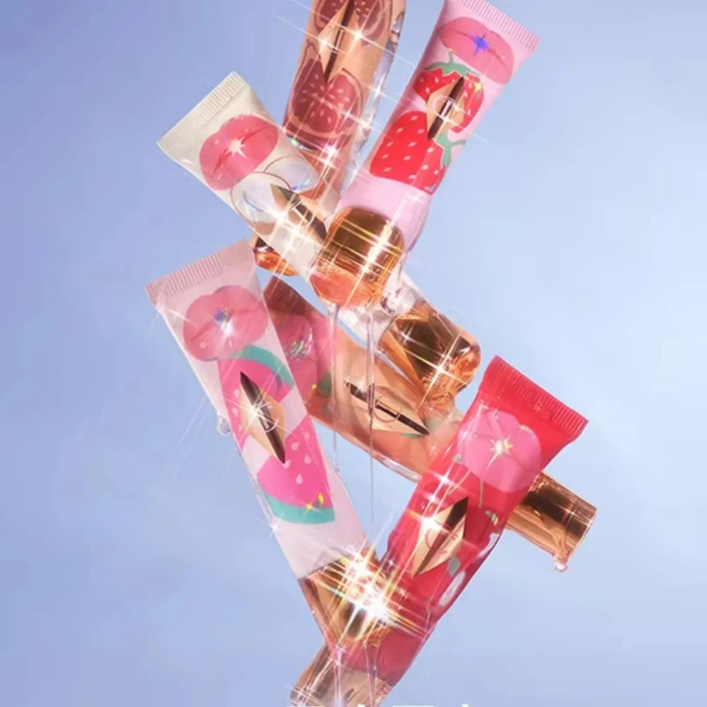 Charlotte Tilbury Lip Gloss Two Color Heart Shape Powder Blusher Highlight Spotlight Brightening Seamless Cosplay Makeup Gifts