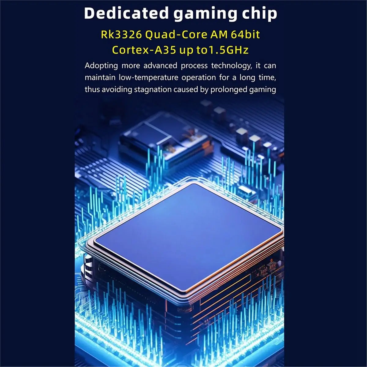 ABZJ RG36PRO Handheld Game Console 3.5 Inch IPS Screen Mini Arcade RGB Light 3D Joystick Support 10+ Simulators Game Player A Ürün ana görseli