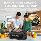 W-KING D8 Bluetooth Speaker, 50W RMS IPX6 Waterproof Loud Speakers Bluetooth Wireless, Large Outdoor Portable Speaker