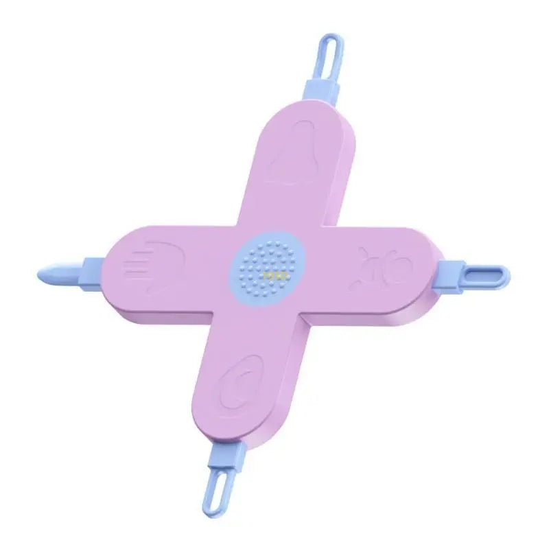 Infants Ear Nose Navel Clean Tool Kids Safety Ear Pick Navel Cleaner Nasal Cavity Care Supplies 4-in-1 Baby Care Gadget
