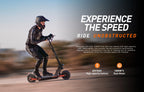 JOYOR S10-S-Z E Scooter 60V 18Ah Dual Motor 2000W 10 Inch Tire Adult Black Escooter Max Speed 65km/h Range 70-85km