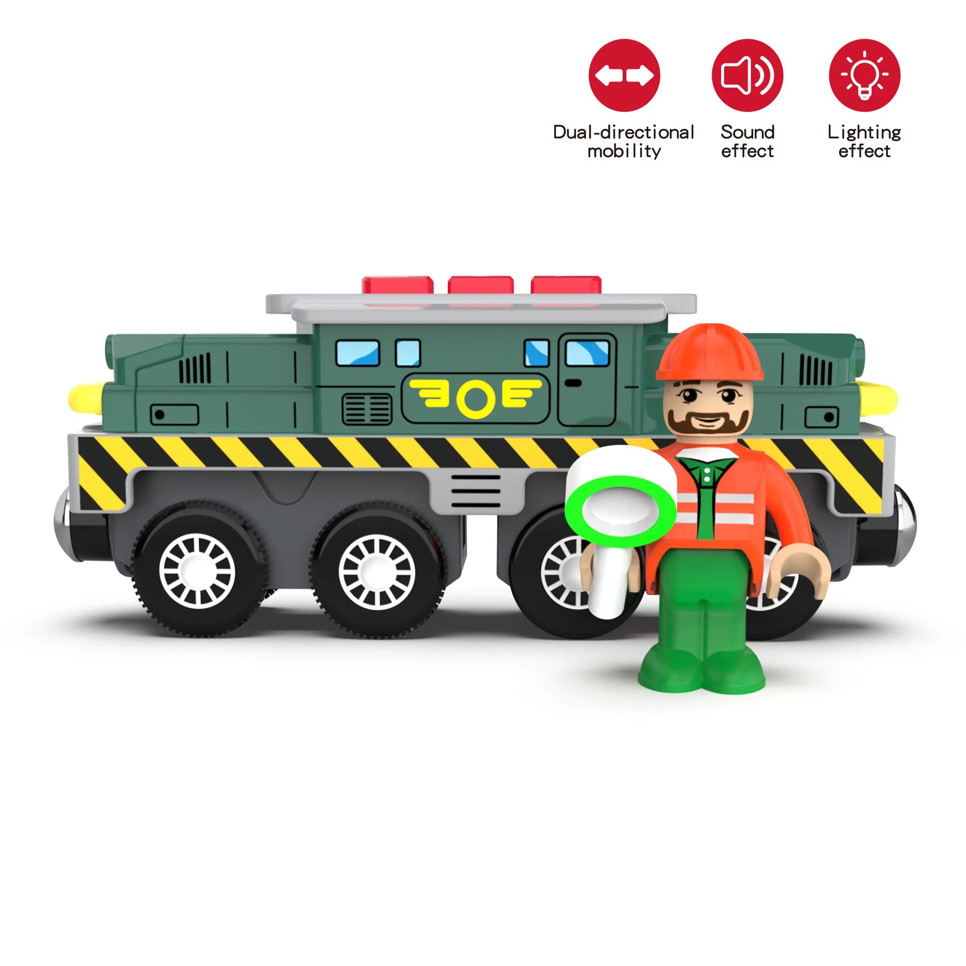 Train Track Wooden Train Toys Magnetic Set Electric Car Locomotive Diecast Slot Fit All Wood Brand Biro Railway Tracks for Kids Ürün ana görseli