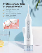Fairywill Water Flossers Oral Irrigator & Electric Toothbrush Rechargeable Portable for Teeth Waterproof Teeth Cleaner