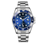 Fashion Watch Casual Clock Montre Homme Business Men Quartz Watch Calendar Green Water Wok Ghost Sport Men Wristwatch