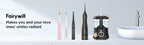 Fairywill Water Flossers for Teeth 300ML Oral Irrigator Rechargeable Portable Dental 3 Modes Water Tank Waterproof Teeth Cleaner