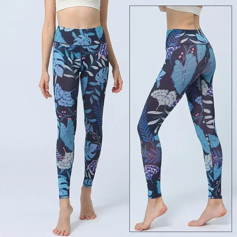 Cloud Hide Yoga Pants Long Sports Leggings Women Fitness Tights Girls High Waist Running Workout Trouser Plus Size Tummy Control