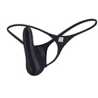 YAULAANG Sexy men's gloss gay underwear oily G-Strings thong Shiny low-waisted High Elasticity mens lingerie