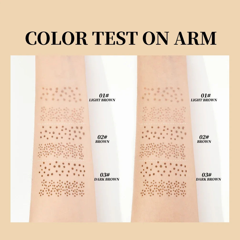 Qibest 2-In-1 Freckle Pen with Gourd-Shaped Head, Natural and Realistic, Sweat-Proof, Double-Ended Stamp Dot Pen Cosmetic Stick
