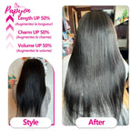 Clip In Hair Extensions Human Hair Brazilian Thick Straight Clip In Natural Color Clip Ins Remy Hair 22 24 26 28 Inch For Women 120g/PC