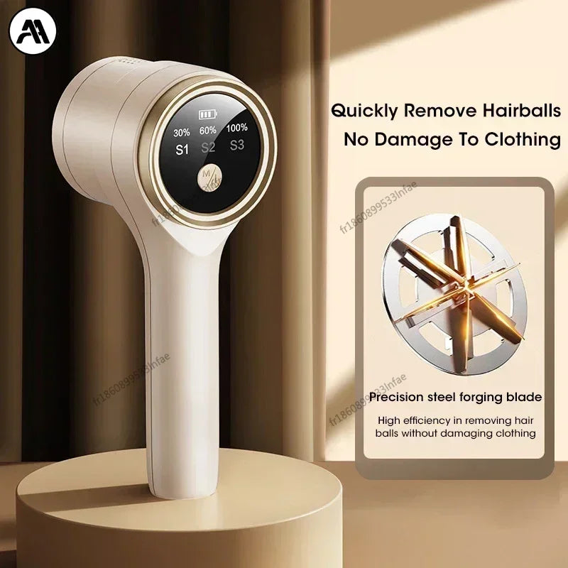 Lint remover for clothing electric pellet fluff remover rechargeable portable fabric hairball shaver removes lint from clothes Ürün ana görseli