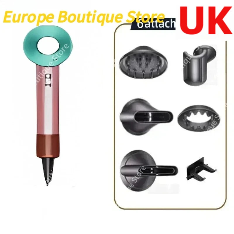 New Super Hair Dryer 220V Leafless Hair Dryer Personal Hair Care Styling Negative Ion Tool Schedule Negative Ion Electric Dryer