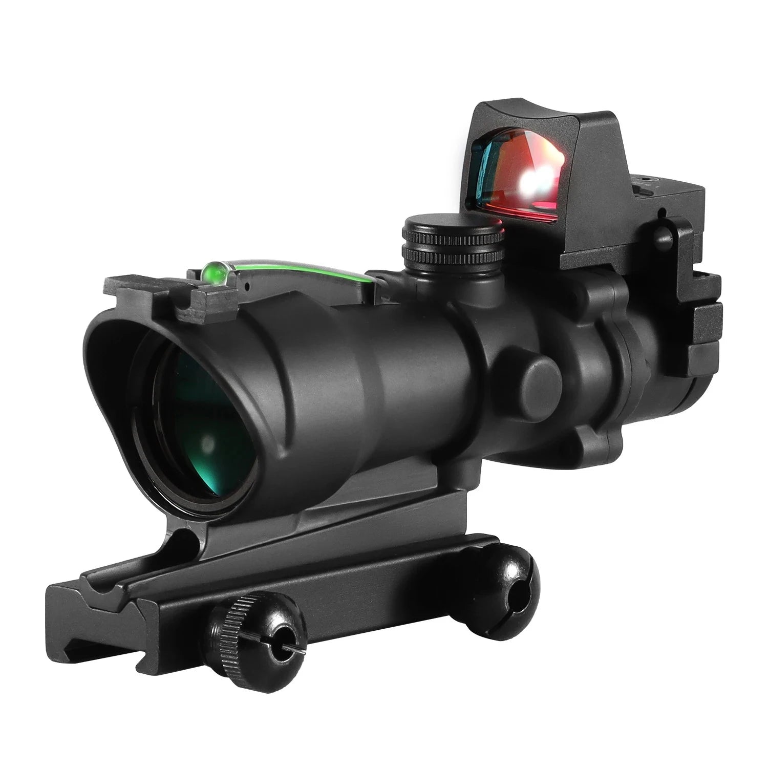Adjustable 4x32 Red Dot 1x  4x Scope  Red Dot Tactical Scope 20mm Rail Scope for Hunting Ürün ana görseli
