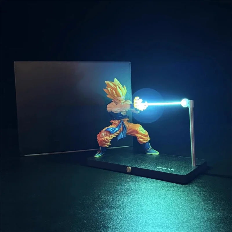 DRAGON BALL Son Goku Kamehameha night lamp desktop decoration model night anime surrounding children's toys birthday gift
