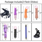 ROUGH BEAST Sex Machine for Women and Men with Dildo Attachment Automatic Masturbation Machine 3XLR Connector Sex Toys Products