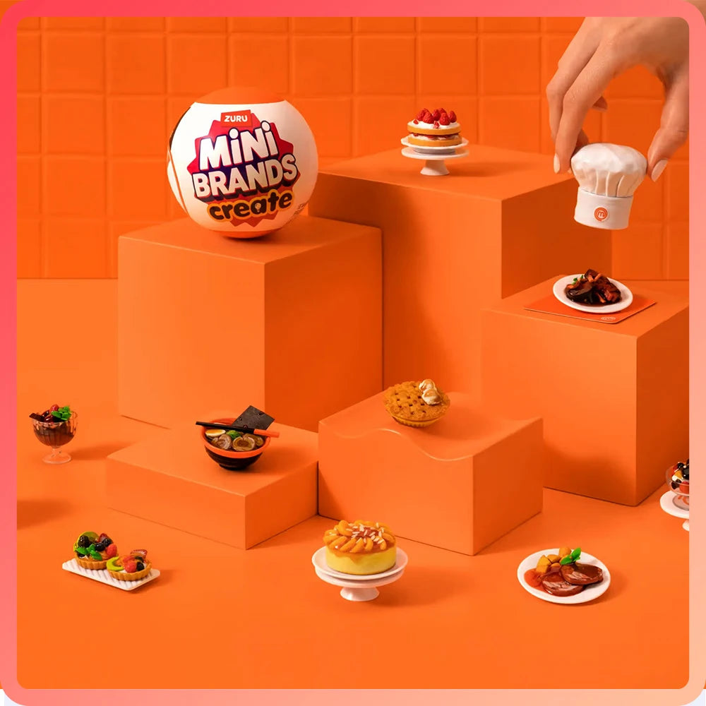 Zuru Surprises Mystery Mini Brands Blind Box Foodie Creat MasterChef Ball Surprise Collectibles Miniature Miniatures Food Toys Main image