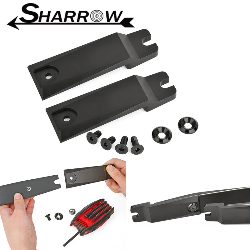 F-Transfer Interface Aluminum Adapter Module Convert ILF Bow Limb To Formula Interface for Archery Recurve Bow Shooting Hunting Ürün ana görseli