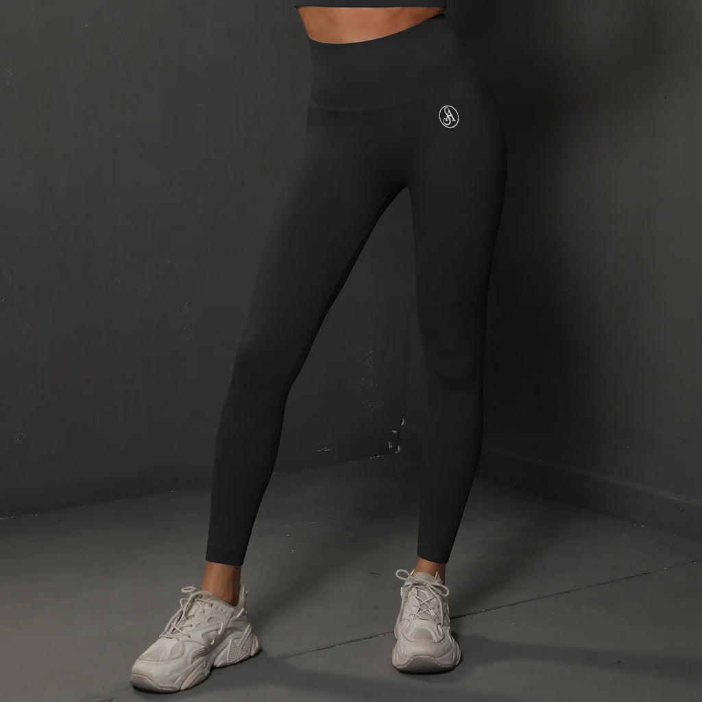 Allure The Brand Women Scrunch Seamless Leggings Seamless Peach Hip Training Yoga Pants Women's Sports Running Buttocks Body Fit